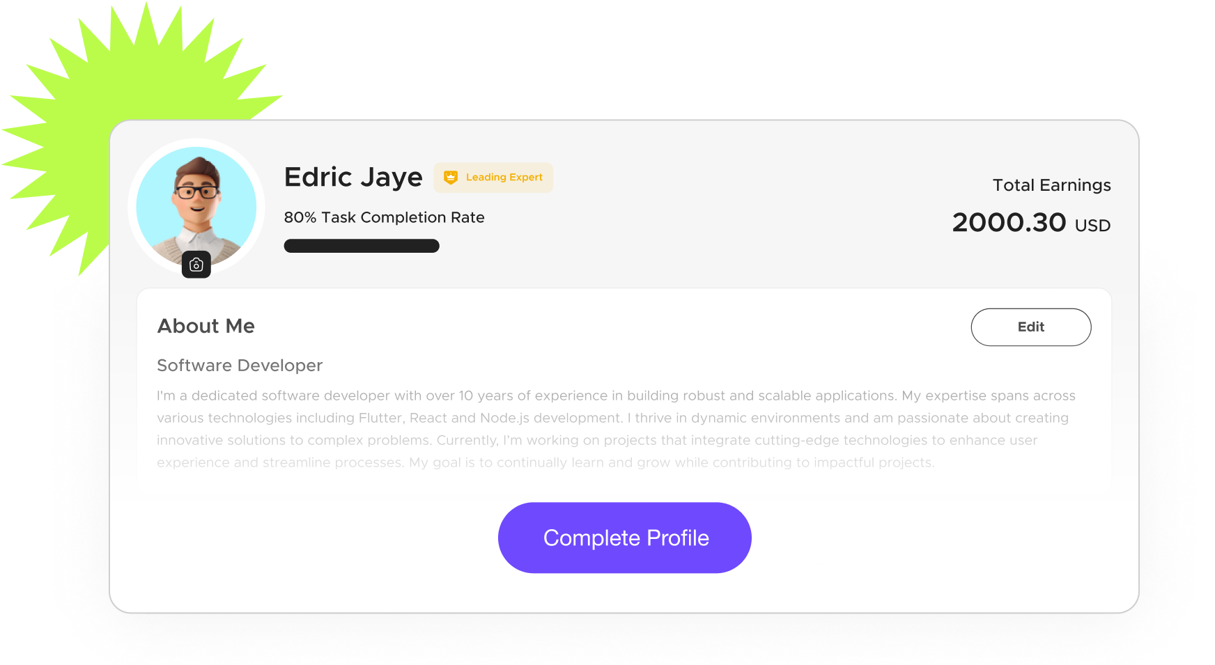 Profile Creation